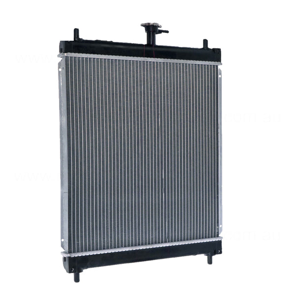 Radiator 28 / 28 mm Plastic Aluminium 475 x 448 x 26 mm Manual 1.6L L G16D Aftermarket Suits Suzuki APV GC416 2005 to 2017