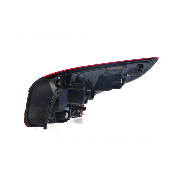Black Red/Clear Tail Lamp Passenger Side Certified Suits Nissan Qashqai J11 2014 to 2018
