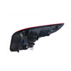 Black Red/Clear Tail Lamp Passenger Side Certified Suits Nissan Qashqai J11 2014 to 2018