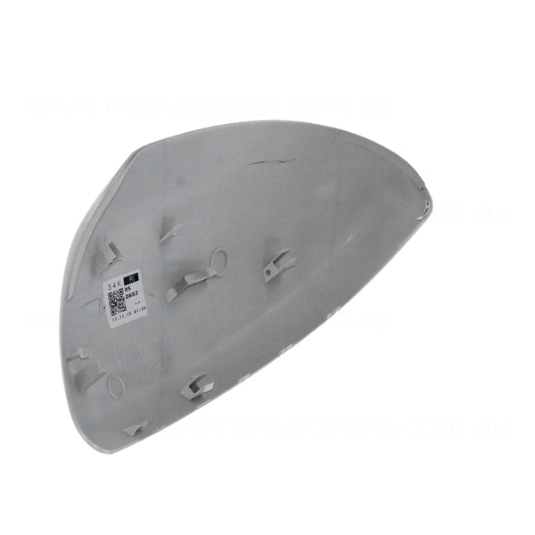 White Door Mirror Cover Drivers Side OEM suits Mazda