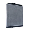 Radiator 42 mm CT 42 / Plastic Aluminium 600 x 568 x 32 mm Manual Aftermarket Suits Hino Dutro 2/3/4/5 2001 to 2007