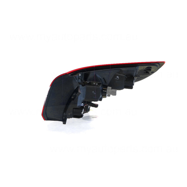 Black Red/Clear Tail Lamp Passenger Side OEM Suits Nissan Qashqai J11 2014 to 2018