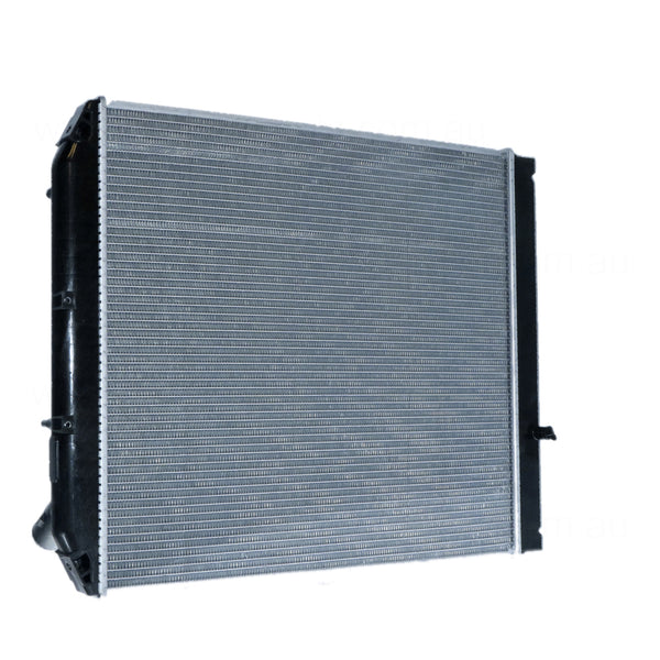 Radiator CT 42 / 42 mm Plastic Aluminium 600 x 558 x 32 mm Manual J05C-D Aftermarket Suits Hino Dutro 2/3/4/5 2001 to 2007