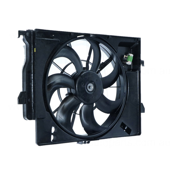 12 v Radiator Fan Assembly Aftermarket Suits Kia Rio UB 2011 to 2017