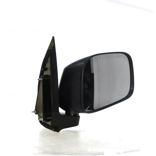 Black Door Mirror Drivers Side OEM Suits Nissan Navara D40 2008 to 2015
