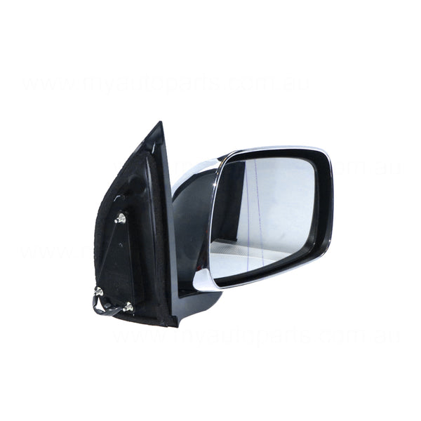 Chrome Door Mirror Drivers Side OEM suits Nissan Navara D40 & Pathfinder R51 2005 to 2007