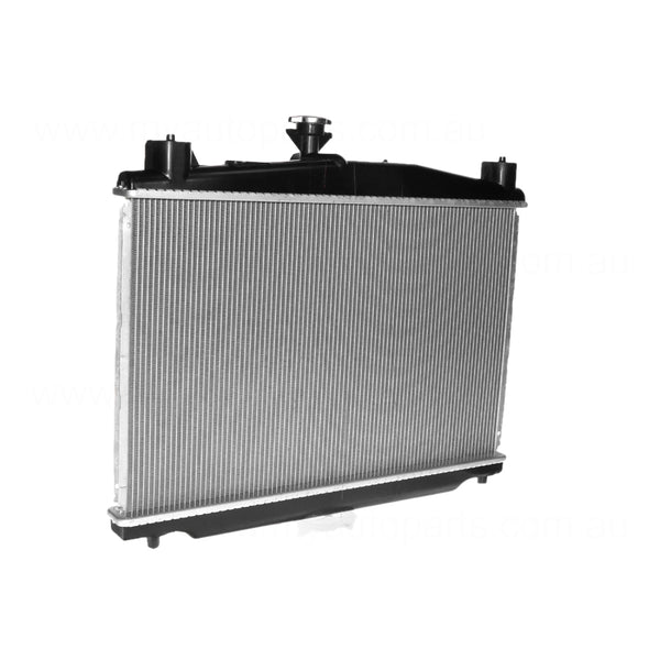 Radiator 28 / 28 mm Plastic Aluminium 350 x 558 x 16 mm Manual/Auto 1.5L L ZY Aftermarket Suits Mazda 2 DE 2007 to 2014
