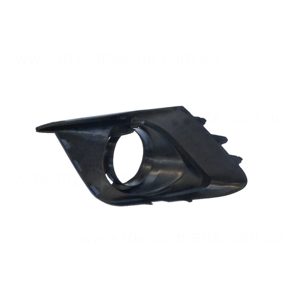Black Front Bar Grille With Fog Light Mount Drivers Side Aftermarket suits Mazda 3 BM Hatch 2/2014 to 6/2016