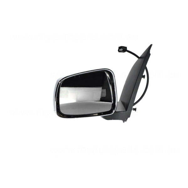 Chrome Door Mirror Passenger Side Aftermarket suits Nissan Navara D40 & Pathfinder R51 2005 to 2007