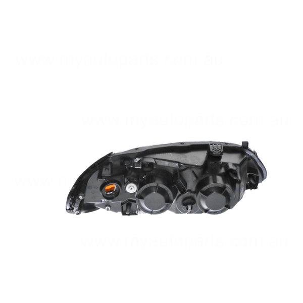 Black Head Lamp Passenger Side Certified Suits Nissan Pulsar N16 9/2002 to 1/2006