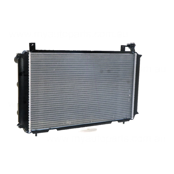 Radiator 33 / 33 mm Plastic Aluminium 588 x 348 x 26 mm Manual/Auto 1.6,1.8L L 16LF,18LE Aftermarket Suits Nissan Pulsar N13 1987 to 1991