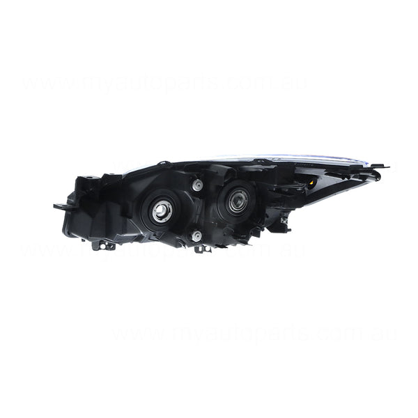 Halogen Manual Adjust Head Lamp Drivers Side Q-Part Certified suits Mazda 3 BL