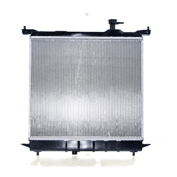 Radiator 28 / 28 mm Plastic Aluminium 400 x 448 x 16 mm Automatic 1.2 L HR12 Aftermarket Suits Nissan Micra K13 2010 to 2016