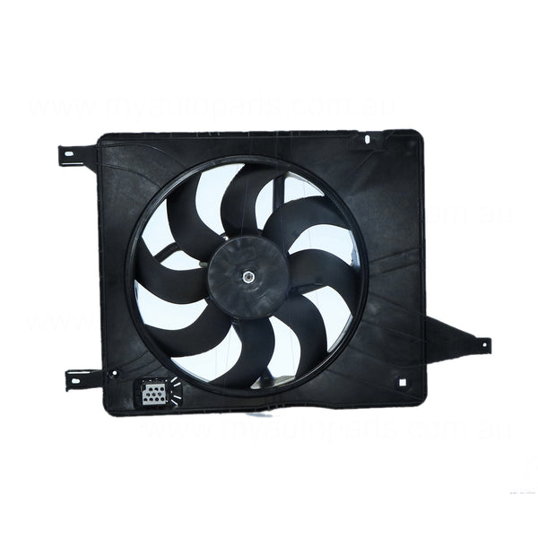 12 v Radiator Fan Assembly Aftermarket Suits Nissan Dualis J10 2007 to 2014 Manual
