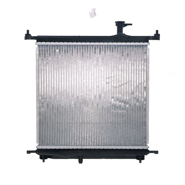 Radiator 30 / 30 mm Plastic Aluminium 400 x 428 x 16 mm Manual 1.2 L HR12 Aftermarket Suits Nissan Micra K13 2010 to 2016
