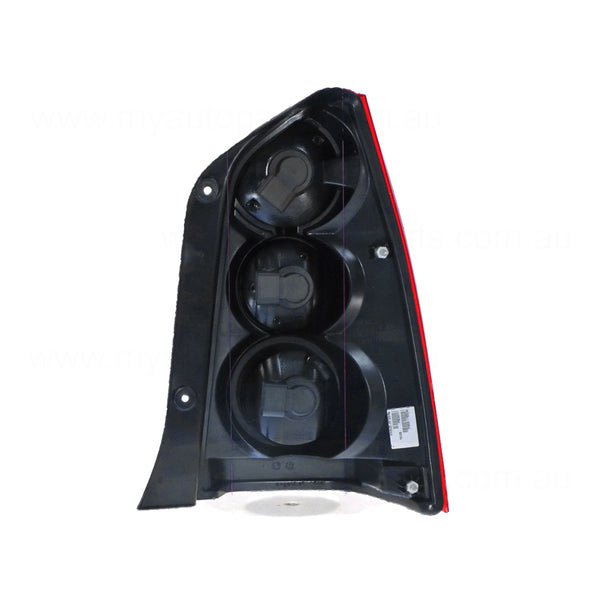 Black Red/Clear Tail Lamp Passenger Side Certified Suits Mazda Tribute CU 2000 to 2006