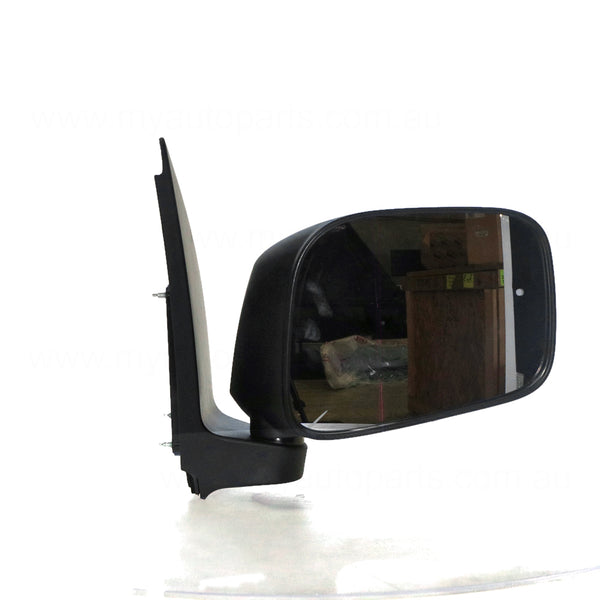 Black Door Mirror Drivers Side OEM Suits Nissan Navara D40 2008 to 2015