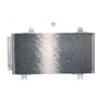 8 mm Fin A/C Condenser Aftermarket Suits Honda Jazz GK, GF 2014 to 2017
