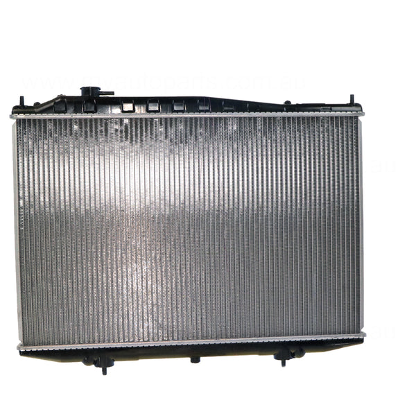 Radiator Plastic Aluminium 450 x 688 x 26 mm Automatic 2.4L L KA24 Aftermarket Suits Nissan Navara D22 1997 to 2001