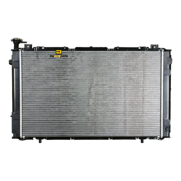 Radiator 35 / 38 mm Plastic Aluminium 740 x 448 x 36 mm Automatic 3.0,4.2L L RB30,TB42/E Aftermarket Suits Nissan Patrol GQ 1987 to 1997