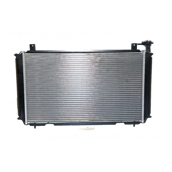 Radiator 33 / 33 mm Plastic Aluminium 588 x 348 x 26 mm Manual/Auto 1.6,1.8L L 16LF,18LE Aftermarket Suits Nissan Pulsar N13 1987 to 1991