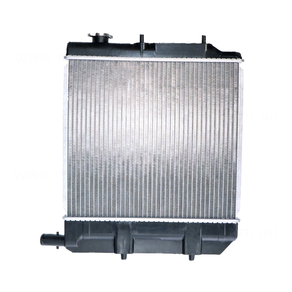 Radiator 28 / 28 mm Plastic Aluminium 350 x 378 x 26 mm Manual/Auto 1.3,1.5L L B3,B5 Aftermarket Suits Mazda 121 Metro Dw DW 1996 to 2002