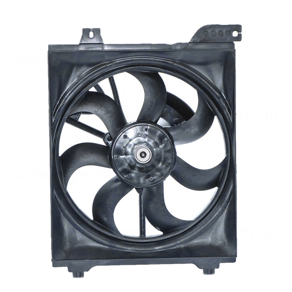 A/C Condenser Fan Assembly Aftermarket Suits Kia Rio JB 2005 to 2011