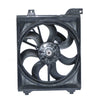 A/C Condenser Fan Assembly Aftermarket Suits Kia Rio JB 2005 to 2011
