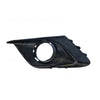Black Front Bar Grille With Fog Light Mount Drivers Side Aftermarket suits Mazda 3 BM Hatch 2/2014 to 6/2016