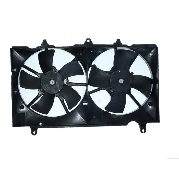 12 v Radiator Fan Assembly Aftermarket Suits Nissan 350Z Z33 2007 to 2009
