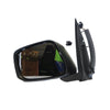 Black Door Mirror Electric Adjust Passenger Side OEM Suits Nissan Navara D40 2010 to 2015