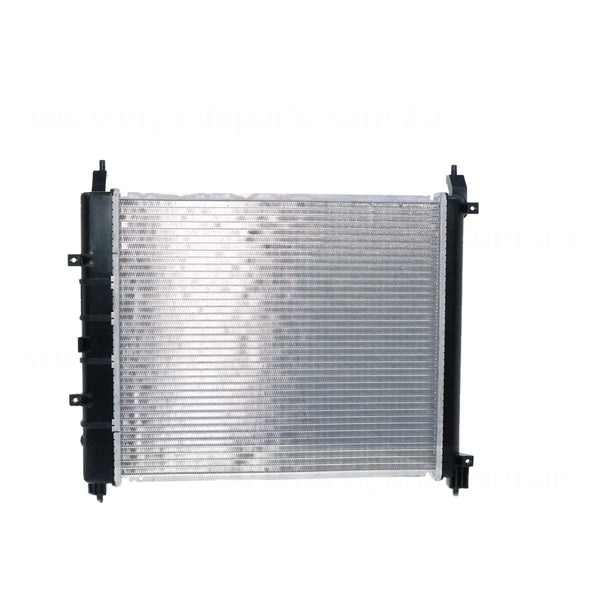 Radiator 28 / 28 mm Plastic Aluminium 450 x 405 x 16 mm Automatic 1.5 L HR15 Aftermarket Suits Nissan Micra K13 2010 to 2013