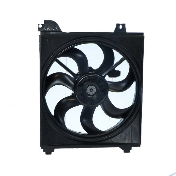 12 v Radiator Fan Assembly Aftermarket Suits Kia Rio JB 2005 to 2011 1.4L/1.6L Auto/Manual