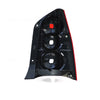 Black Red/Clear Tail Lamp Passenger Side OEM Suits Mazda Tribute CU 2000 to 2006