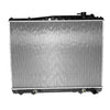 Radiator 35 / 35 mm Plastic Aluminium 500 x 688 x 26 mm Manual/Auto 3.3L L VG33E Aftermarket Suits Nissan Pathfinder R50 1995 to 2005