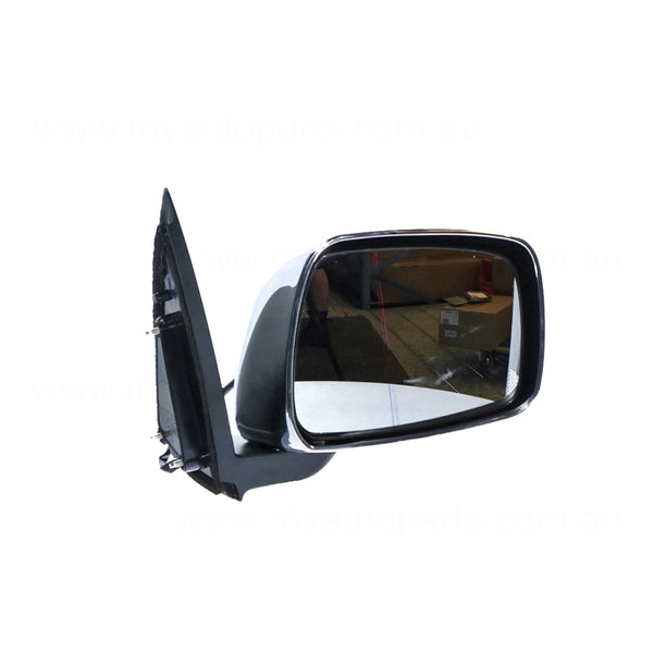 Chrome Door Mirror Drivers Side OEM suits Nissan Navara D40 & Pathfinder R51 2005 to 2007