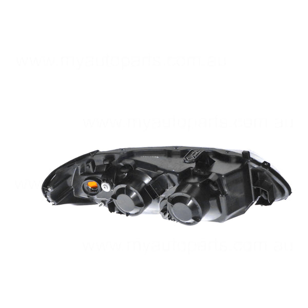 Black Head Lamp Passenger Side Certified Suits Nissan Pulsar N16 9/2002 to 1/2006