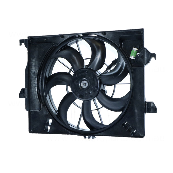 12 v Radiator Fan Assembly Aftermarket Suits Kia Rio UB 2011 to 2017