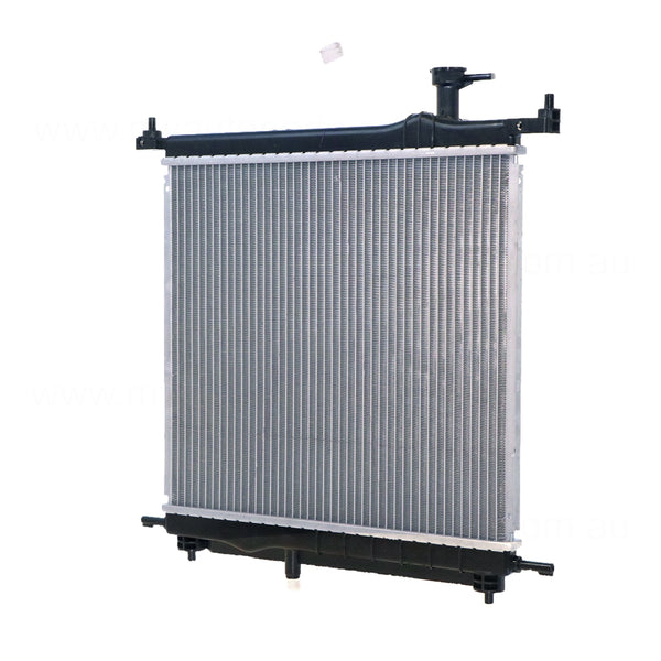 Radiator 30 / 30 mm Plastic Aluminium 400 x 428 x 16 mm Manual 1.2 L HR12 Aftermarket Suits Nissan Micra K13 2010 to 2016