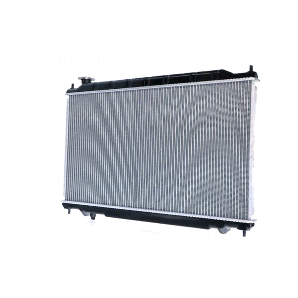 Radiator 35 / 35 mm Plastic Aluminium 400 x 736 x 27 mm Manual/Auto 3.5L L VQ35DE Aftermarket Suits Nissan Maxima J31 2003 to 2009