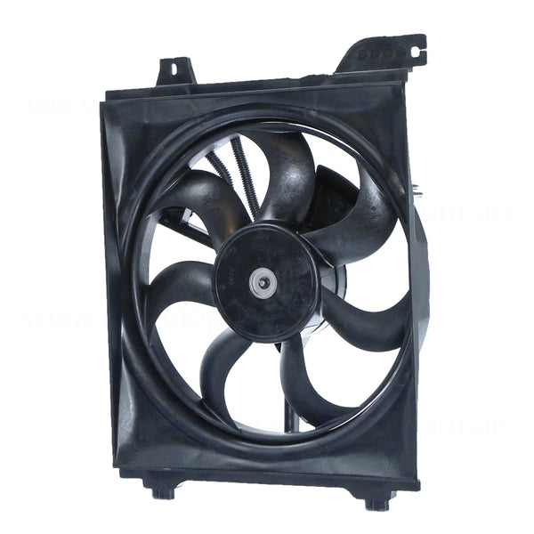 A/C Condenser Fan Assembly Aftermarket Suits Kia Rio JB 2005 to 2011