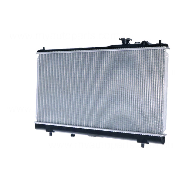 Radiator 28 / 28 mm Plastic Aluminium 350 x 688 x 16 mm Manual/Auto 1.8L, 2.0L L FP, FS Aftermarket Suits Mazda Premacy CP 2001 to 2003