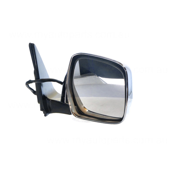 Chrome Door Mirror Electric Adjust Drivers Side Aftermarket Suits Toyota Landcruiser 100 SERIES 1998 to 2007