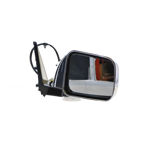 Chrome Door Mirror Drivers Side OEM Suits Nissan Patrol GU/Y61 Wagon 2004 to 2016