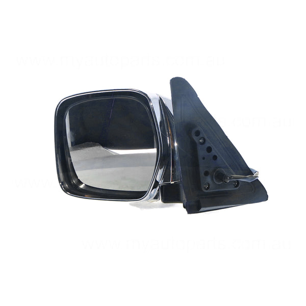 Chrome Door Mirror Electric Adjust Passenger Side Aftermarket Suits Toyota Landcruiser 100 SERIES 1998 to 2007