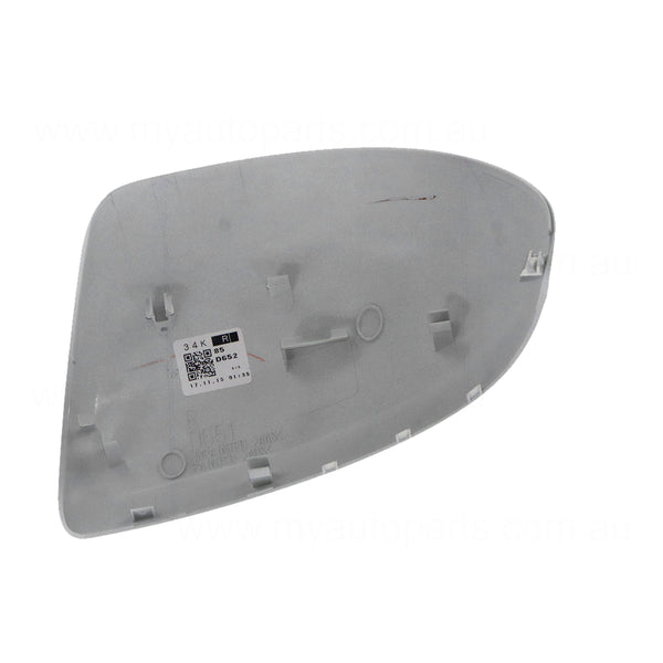 White Door Mirror Cover Drivers Side OEM suits Mazda