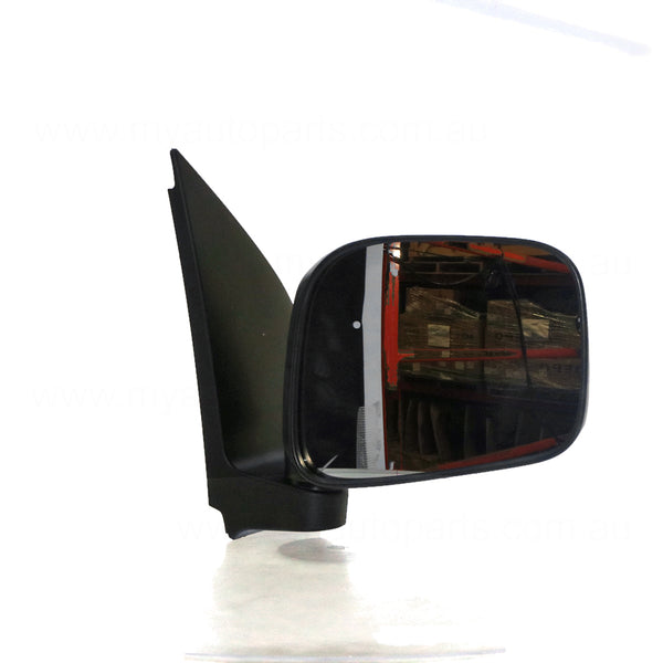 Black Door Mirror Drivers Side OEM Suits Nissan Navara D40 2008 to 2015
