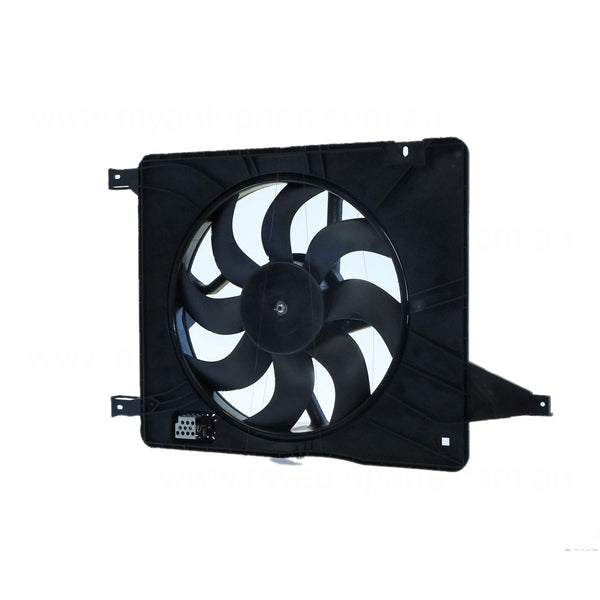 12 v Radiator Fan Assembly Aftermarket Suits Nissan Dualis J10 2007 to 2014 Manual
