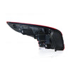 Black Red/Clear Tail Lamp Drivers Side Certified Suits Nissan Qashqai J11 2014 to 2018