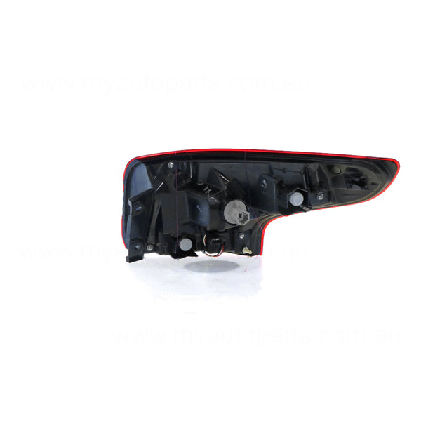 Black Red/Clear Tail Lamp Passenger Side OEM Suits Nissan Qashqai J11 2014 to 2018